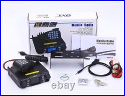 QYT KT-980 Plus Car Radio VHF/UHF Long Distance 50W Ham Radio Station+USB Cable