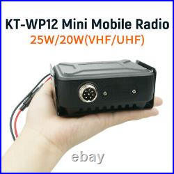 QYT KT-WP12 Mini Mobile Radio 25W 200 Channels VHF UHF Dual Band Car Ham Radio