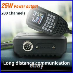 QYT KT-WP12 Mini Mobile Radio 25W 200 Channels VHF UHF Dual Band Car Ham Radio