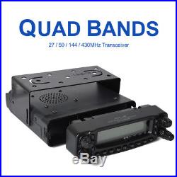 Quad Band 10/6/2 Meters 70CM Vehicle Car Mobile Base Radio CEFCC CTCSS/DCS 800CH