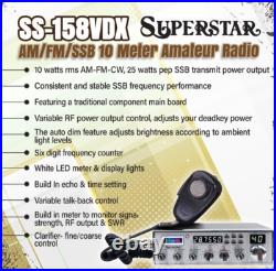 RANGER SS158VDX Superstar AMFMSSB 10Meter Amateur Radio Frequency Counte G1N