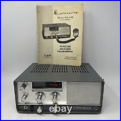RARE Vintage 1966 Lafayette HA-410 Ten Meters Amateur Transceiver NO POWER CORD