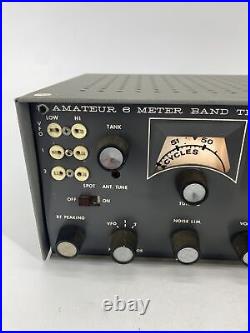 RARE Vintage Lafayette HE-45a Ham Radio Amateur 6 Meter Band Transceiver