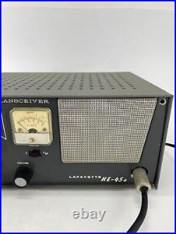 RARE Vintage Lafayette HE-45a Ham Radio Amateur 6 Meter Band Transceiver