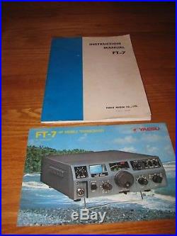 RARE! Yaesu FT-7 QRP Transceiver One owner Must See Close to Mint Rarely used