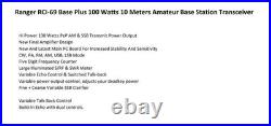 RCI69 Base Plus V2 10+12 Meter Radio 100+W, AM/SSB/FM