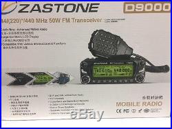 RWithZASTONE ZT-D9000 FULL FEATURED HI POWER DUAL BAND 144/444 MOBILE TRANSCEIVER