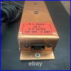 R. L. Drake RV-4 Remote VFO & LN-4 Filter Clean Untested / Parts Repair