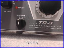 R. L. Drake TR-3 HF Ham Radio Transceiver CWithSSB Mono Band Gray/Black