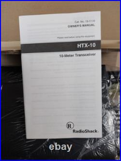 RadioShack HTX-10 25W 10-Meter Ham Radio Mobile Transceiver RadioShack HTX-10 25W 10-Meter Ham Radio Mobile Transceiver
