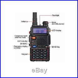 Radio Scanner Handheld 2-Way Portable Digital Transceiver Police EMS HAM Antenna