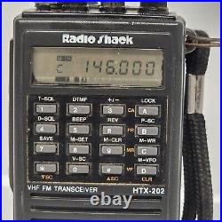 Radio Shack HTX 202 2m VHF Handheld Ham Radio Transceiver