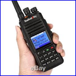 Radioddity GD-55 10W DMR IP67 Digital Two-way Radio UHF 2800mAh Walkie Talkie