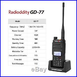 Radioddity GD-77 Dual Band Dual Time Slot DMR Digital Analog Walkie Talkie Cable