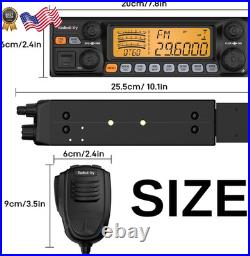Radioddity QT60 Pro 10 Meter Mobile Ham Radio SSB/AM/FM/PA 60W, NOAA Alert