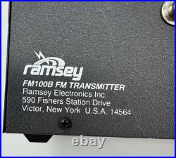 Ramsey Electronics FM100B Professional FM Stereo Transmitter No Antenna Untested Ramsey Electronics FM100B Professional FM Stereo Transmitter No Antenna Untested