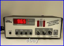 Ramsey Electronics FM100B Professional FM Stereo Transmitter No Antenna Untested Ramsey Electronics FM100B Professional FM Stereo Transmitter No Antenna Untested