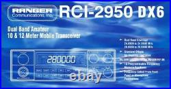 Ranger RCI-2950DX-6 10 Meter AM/FM/USB/LSB/CW Mobile Radio Brand New