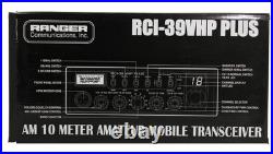 Ranger RCI-39VHP-PLUS 10 Meter Radio 90W PeP AM/FM, Echo, Noise Cancel Mic