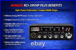 Ranger RCI-39VHP-PLUS 10 Meter Radio 90W PeP AM/FM, Echo, Noise Cancel Mic
