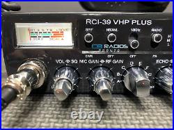 Ranger RCI-39VHP Plus AM 10 Meter Radio Stock UV White Channel & Meter LED'S