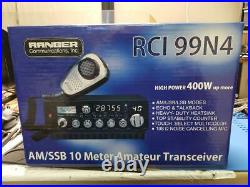 Ranger RCI-99N4 400 Watt SSB/AM 10 Meter Amateur Transceiver Radio BRAND NEW