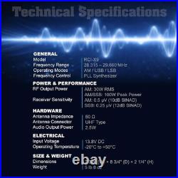 Ranger RCI-X9 10 Meter Radio Compact Size 120W AM LSB USB EchoTalkback