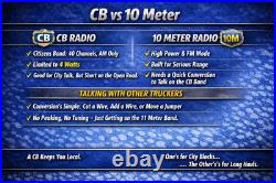 Ranger SuperStar SS-626 10 Meter Radio 45W AM Echo Talkback Compact Size