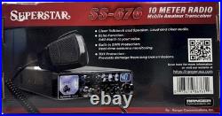 Ranger SuperStar SS-676 V2 10 Meter Radio AM/FM Echo Talkback Blue LEDs