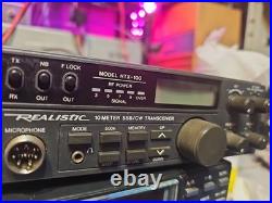 Realistic HTX-100 10 Meter SSB/CW Amateur Ham Radio Transceiver Untested