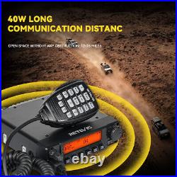 Retevis RA87 40W Long Range GMRS 22CH Mobile Radio+8CH Repeater Base Station