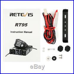 Retevis RT95 200CH 25W Dual Band TFT LCD Display Car Radio+Antenna+USB cable New