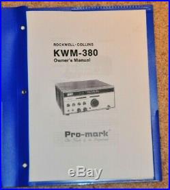 Rockwell Collins KWM-380 Pro-Mark HF Amateur Transceiver Serial #32