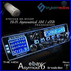 STRYKER SR-955HP & THE NEW ASYMOD 6 ASYMMETRICAL Hi-Fi AM MODULATOR + eSSB