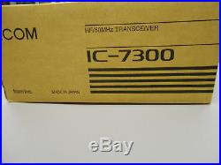 Sealed Icom IC-7300 HF/50 Mhz Tranceiver New in Box