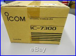 Sealed Icom IC-7300 HF/50 Mhz Tranceiver New in Box