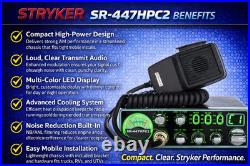 Stryker SR-447HPC2 10 Meter Radio High Power AM Multi-Color Display