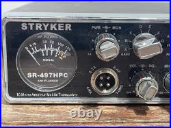 Stryker SR-497HPC 10M Radio. Untested As-Is