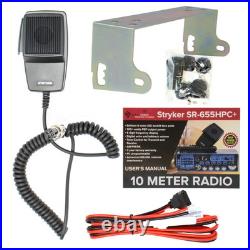 Stryker Sr655hpc+ 95+ Watt Am/fm 10 Meter Radio With Pa & Weather Free Ship