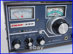 Swan 350 Vintage Tube Ham Radio SSB Transceiver + Manual (untested)