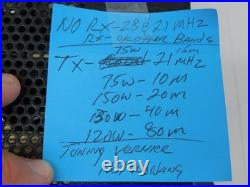 Swan 500CX SS-16B Special Vintage Ham Radio Transceiver (no RX on 10/15)