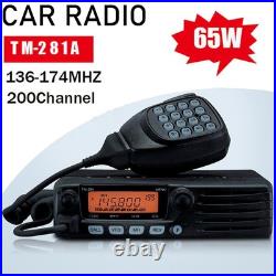 TM-281A 136-174MHZ FM Transceiver Mobile Radio Car Radio Station 10-50KM VHF TM-281A 136-174MHZ FM Transceiver Mobile Radio Car Radio Station 10-50KM VHF