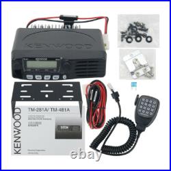 TM-281A/TM-481A FM Transceiver VHF UHF Mobile Radio Car Radio Station 10-50KM