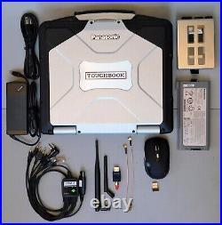 TOUGHBOOK CF-31 Radio Programmer+SDR-Based RF Receiver/ RF Spectrum Analyzer+GPS