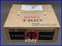 TRIO KENWOOD TS-120V 10W SSB Transceiver Amateur Ham Radio junk 2205 M
