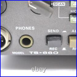 TRIO Kenwood TS-660 Quad Band Allmode AM/FM/SSB/CW Transceiver Ham Radio Used