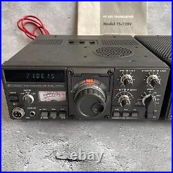 TRIO TS-120V HF Band CW / SSB 10W Transceiver Amateur Ham Radio Working KENWOOD