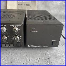 TRIO TS-120V HF Band CW / SSB 10W Transceiver Amateur Ham Radio Working KENWOOD