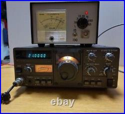 TRIO TS-120V HF Band CWithSSB 10W Transceiver Amateur Ham Radio Working Tested