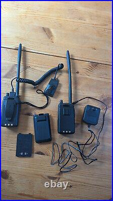 TWO RADIOS Icom Ic-t8a Tri-band Ham Radio Amateur Transceivers withwall charger TWO RADIOS Icom Ic-t8a Tri-band Ham Radio Amateur Transceivers withwall charger